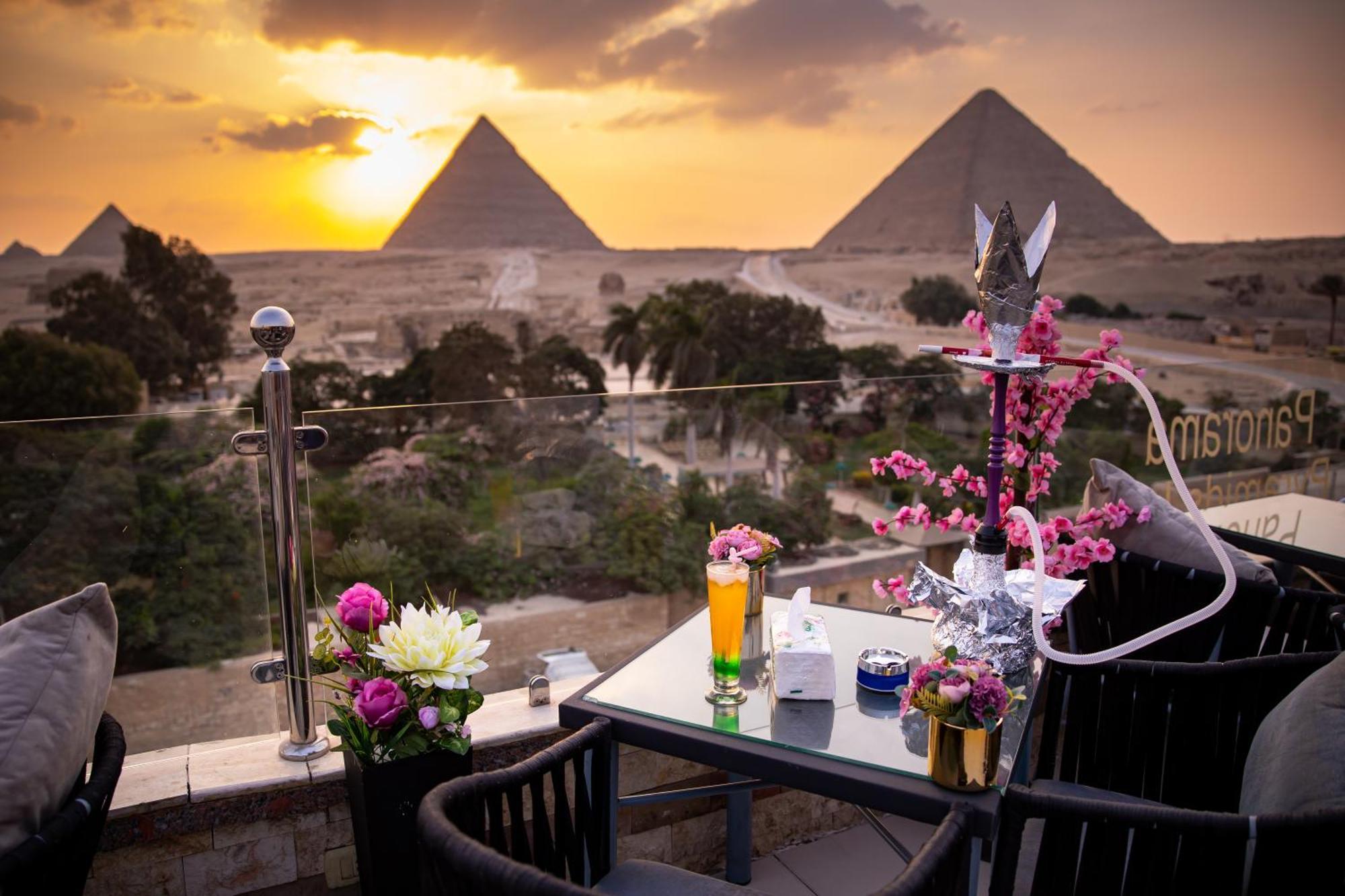 Panorama View Pyramids Hotel Kafrat al Jabal Luaran gambar